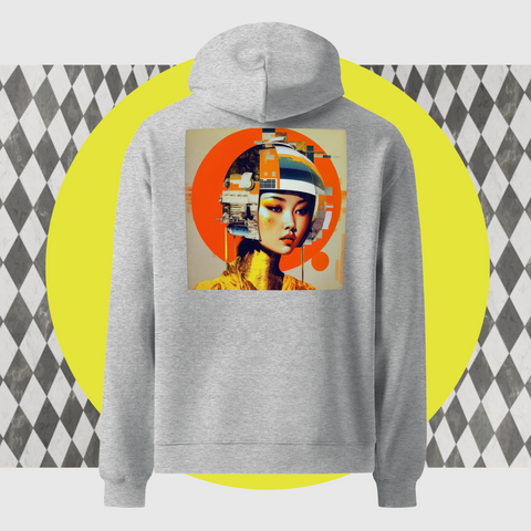 Techno Geisha Hoodie - Unisex oversized hoodie