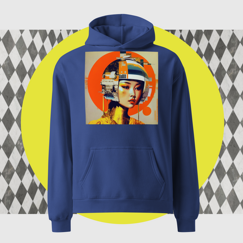 Techno Geisha Hoodie - Unisex oversized hoodie